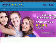 Tablet Screenshot of fitelit.com